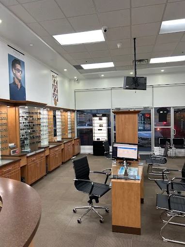 Inside the Lenzsmith Optical store